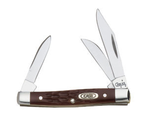 CASE XX KNIFE 081 BROWN SYNTHETIC SMALL STOCKMAN