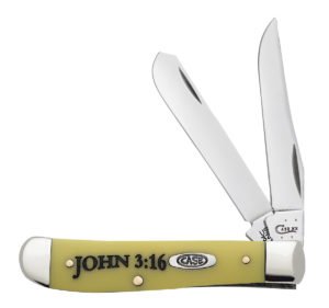 CASE XX KNIFE 8850 SYNTHETIC YELLOW MINI TRAPPER