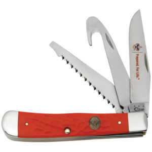 CASE XX KNIFE 7995 SYNTHETIC RED HUNTER TRAPPER