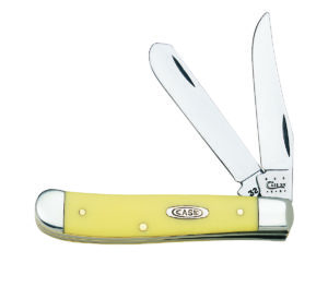 CASE XX KNIFE 80029 SYNTHETIC YELLOW MINI TRAPPER
