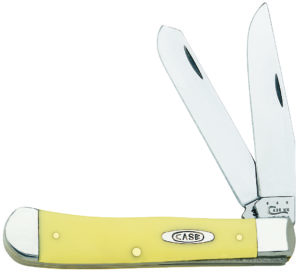 CASE XX KNIFE 80161 SYNTHETIC YELLOW TRAPPER