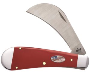 CASE XX KNIFE 13456 RED SYNTHETIC HAWKBILL PRUNER