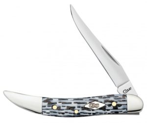 CASE XX KNIFE 38925 BLACK & WHITE FIBER WEAVE SMALL TEXAS TOOTHPICK