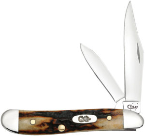 CASE XX KNIFE 9443 RED STAG PEANUT